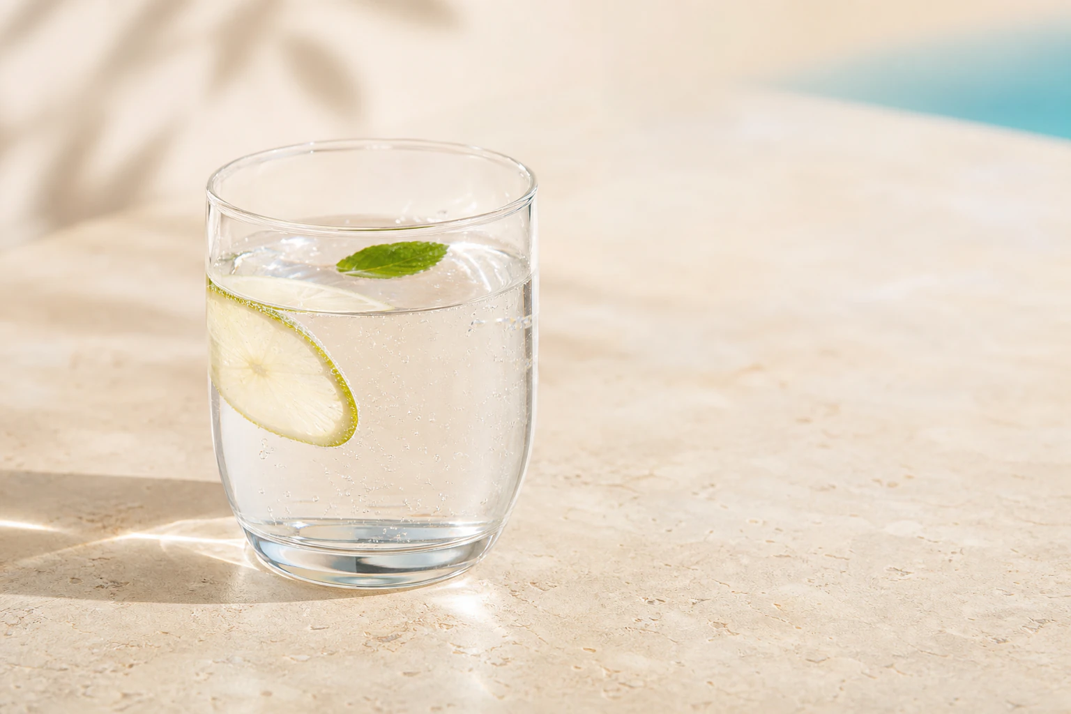 Refreshing clear citrus protein beverage