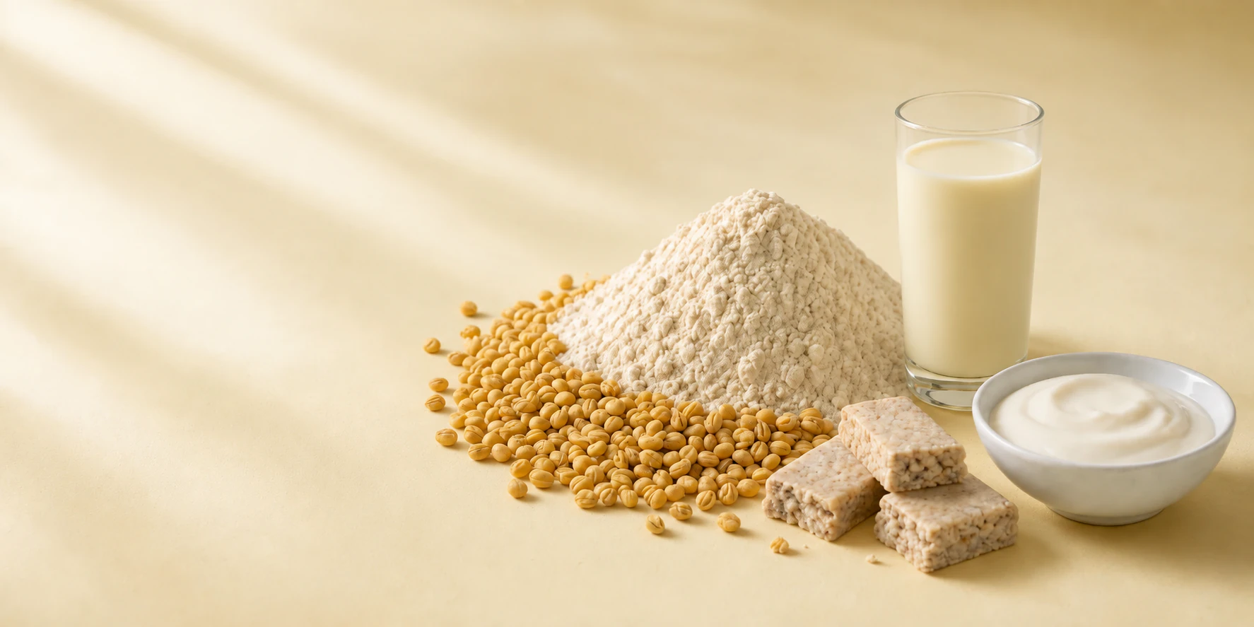 Plant protein powder with yellow peas and finished product applications