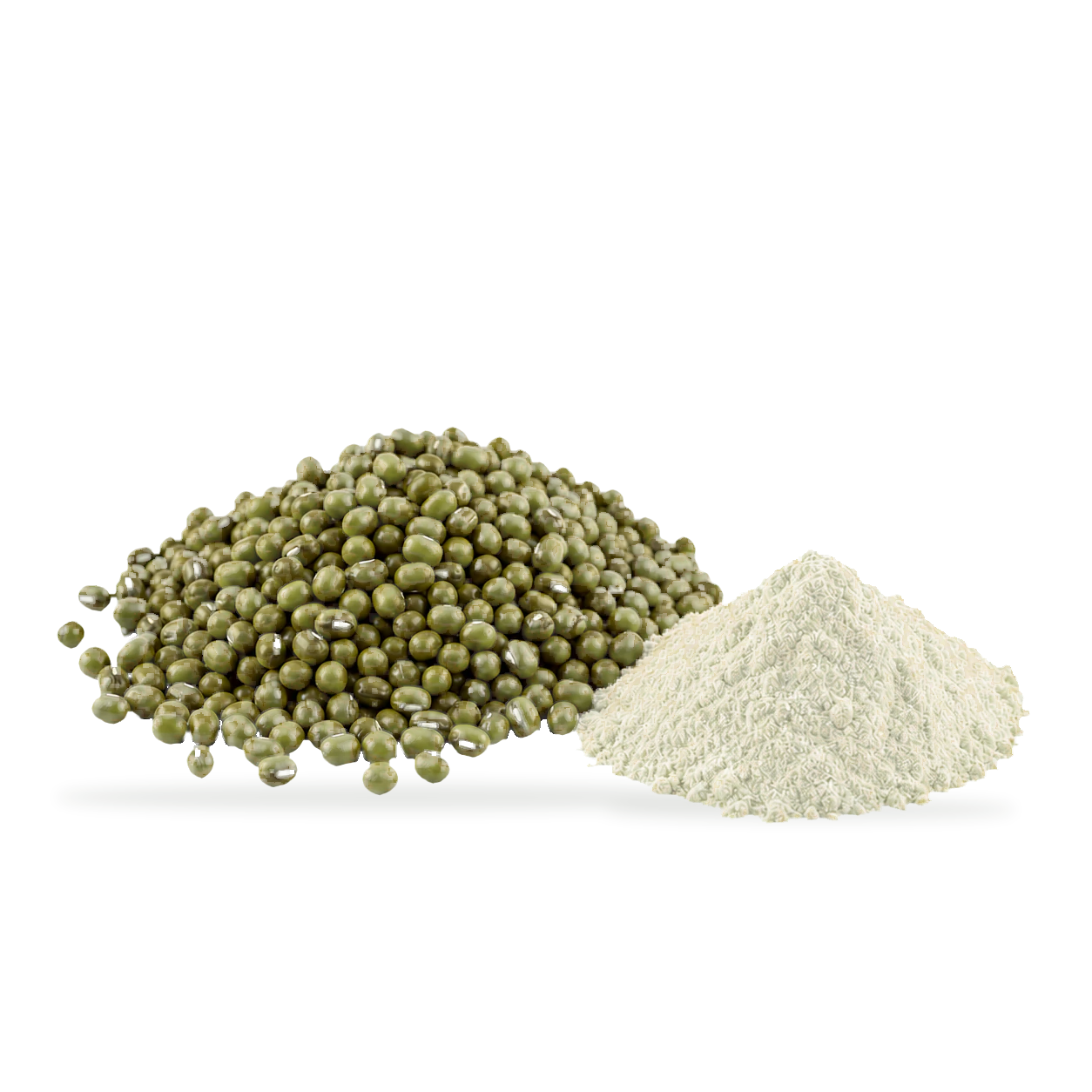 Mung beans and mung bean protein powder